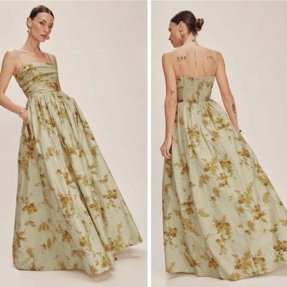 Reformation Dresses & Skirts - Reformation Kastoria Dress in Golden Hour Size 4